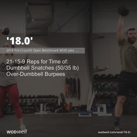 #HomeWOD. All you need is ONE DUMBBELL. ⁠⠀ Get the details about each WOD, including lots with scaling options, intended stimulus, and tons more DUMBBELL workouts at wodwell.com. Crossfit Open Workouts, Burpee Workout, Crossfit Workouts Wod, Crossfit Workouts At Home, Ladies Workout, Handstand Push Up, Crossfit At Home, Crossfit Wods, 5am Club