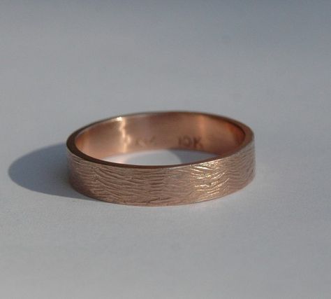 Rose Gold 5mm Wood Grain Textured Wedding Band Wedding Band Male, Textured Wedding Band, Male Wedding, Wood Grain Texture, Rose Gold Band, Wedding Band Sets, Large Ring, Future Plans, Womens Wedding Bands