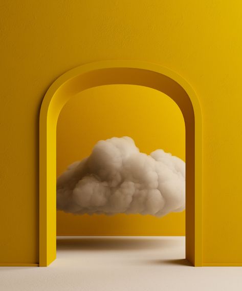 Series of 3d illustrations. Indoor cloud.  #minimalism, #3d, #wallpaper, #color, #cloudadventures 3d Minimal, 3d Clouds, Wildflower Tattoo, Brand Name Clothing, 3d Motion, 3d Illustrations, 3d Wallpaper, True Religion Jeans, Objects Design