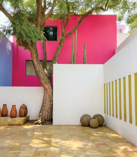 The 10 Best Galleries, Museums, and Studios in Mexico City to Visit Now — Veranda Louis Barragan, Luis Barragan Architecture, Patio House, Where To Next, Colour Architecture, Entry Design, House Yard, Famous Architects, Desert Homes