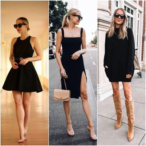 When pairing a black dress, versatility is key. Opt for nude or metallic shoes for a timeless and elegant look. For a bold statement, consider bright colors like red or royal blue to add a pop of contrast and personality to your outfit. The choice ultimately depends on your style and the occasion. 👗👠 #BlackDress #ShoePairing #FashionTips Color Shoes, Beige Heels, Date Dresses, Metallic Shoes, Special Dresses, Beige Shoes, Ladies Dress, Dress Fashion, Preppy Style