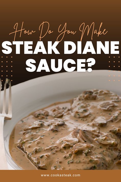 Want to know How Do You Make Steak Diane Sauce? 🍳✨ This classic, rich sauce made with butter, mustard, and a splash of brandy takes your steak to the next level! 🤤🔥 Follow our step-by-step recipe to create this restaurant-quality sauce at home in minutes. Perfect for impressing guests or treating yourself to a fancy dinner! 👨‍🍳🥂 Save this pin for your next steak night! #SteakDiane #SauceRecipe #CookingTips Home Made Steak Sauce Recipe, Diane Sauce Recipe, Steak Diane Sauce, Diane Sauce, Steak Diane Recipe, French Steak, Sauce For Steak, How To Make Steak, Steak Sauce Recipes