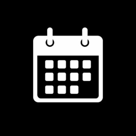 tags: calendar ; date ; logo ; black ; app ; icon ; white ; background Black And White App Icons Calendar, Icon White Background, Calendar Logo, All Apps Icon, Calendar Widget, Mobile App Icon, Icon White, Black App, Calendar Icon