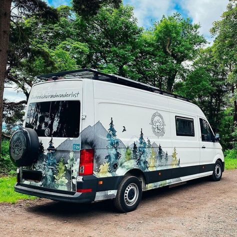 Promaster Camper Van, Vans Painted, Big Van, Camper Art, Spinal Injury, Van Wrap, Campervan Life, Build A Camper Van, Build A Camper