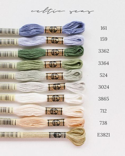 Diy Embroidery Thread, Embroidery Floss Crafts, Cross Stitch Floss, Cross Stitch Thread, Dmc Embroidery Floss, Thread Painting, Dmc Floss, Hand Embroidery Patterns, Embroidery Inspiration