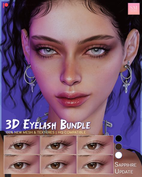 HONEY | Eyelashes Bundle | Patreon Sims 4 Cc Female Eyelashes, Sims 4 Eyelashes Skin Detail, Ts4 Eyelashes, Sm Sims, Sims 4 Eyelashes, Ts4 Patreon, Sims 4 Skin Details, Sims 4 Cc Eyes, Sims 4 Skin