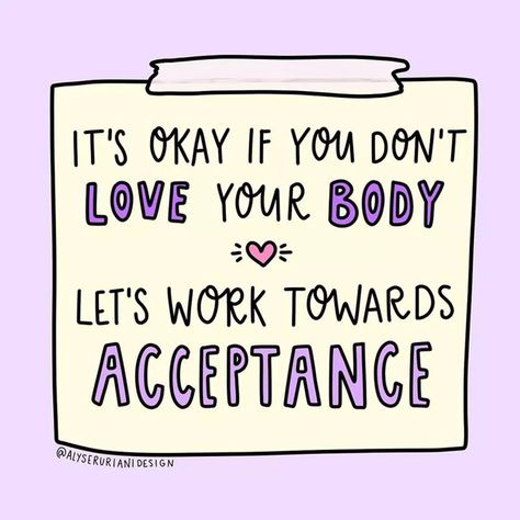 Mental Health Artwork, Body Image Quotes, Positivity Board, Body Positive Quotes, Recovery Inspiration, Love Your Body, Art Therapist, Talk About Love, Recovery Quotes