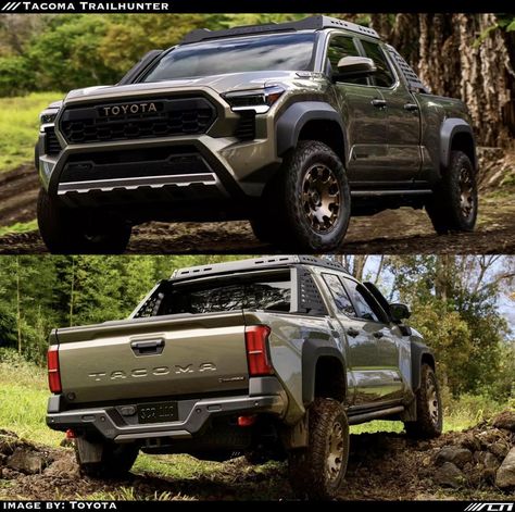 Toyota Tacoma Hybrid Bronze Trailhunter Special Edition Toyota Tacoma Trd, Tacoma Trd, Toyota Trucks, Toyota Tacoma, Toyota, Trucks