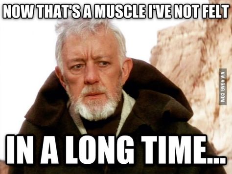 Every time I add a new exercise to my workout Force Ghost, Bodybuilding Memes, Gym Humour, Nerd Fitness, Fitness Memes, Alec Guinness, Episode Vii, Ewan Mcgregor, Workout Memes