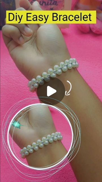 Easy Bracelet, Homemade Bracelets, Instagram Diy, Artist Gifts, Crafts Handmade, Diy Easy, Handmade Art, Art Diy, Easy Crafts