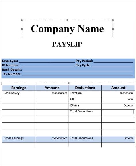 Salary Slip Templates | 20+ MS Word & Excel Formats, Samples & Forms Pay Slip Template Free, Salary Slip Format Word, Payment Slip Format, Salary Slip Format In Excel, Payslip Template Philippines, Payslip Template South Africa, Payroll Template Free, Payslip Format, Pay Slip Format