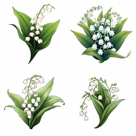 Explore the meaning and symbolism of Lilly of the Valley Tattoos. #lillyofthevalleytattoomeaning #lillyofthevalleytattooinspiration #tattooinspiration thebridgetattoo.com Lilly Of The Valley Drawing Art, Lily Of The Valley Nails, Lily Of The Valley Png, Lily Of The Valley Tattoo Design, Lilly Of The Valleys, Lily Of The Valley Drawing, Birth Flowers Tattoo, Flowers Tattoo Design, Lily Of The Valley Tattoo