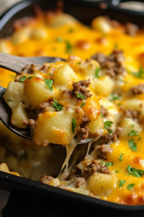 Cheese Hamburger Potato Casserole, Cheeseburger Casserole Potato, Cheese Burger Potato Casserole, Hamburger Meat And Red Potatoes Recipes, Cheesy Beef And Potato Casserole, Hamburg Potato Casserole, Hamburger Potato Casserole Crockpot, Hamburger And Potato Casserole Recipes, Cheeseburger Casserole With Potatoes