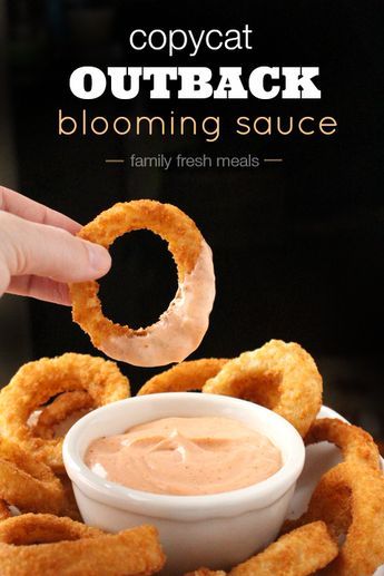 This zesty Copycat Outback Blooming Sauce is a cinch to make and will take your onion rings, fries or tater tots to a whole new level! Great for parties! Onion Ring Sauce, Blooming Onion Sauce, Copycat Outback, Fresh Meals, Family Fresh Meals, Onion Sauce, Copykat Recipes, Copycat Restaurant Recipes, Tater Tots