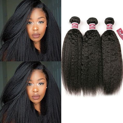 Category:Human Hair Extensions,Natural Color Hair Weaves / Hair Bulk; Gender:Women's; What's in the box:3 Bundles; Quantity:null; Style:High Quality,Trendy; Occasion:Christmas Gifts,Thanksgiving,Party / Evening; Wig Length Range:8-28; Color Shade:Natural Color,Natural; Hair Extension Type:Hair weave,Weft; Origin of Hair Donors:Malaysian Hair,Brazilian Hair; Hair Material:100% Remy Hair Weave Bundles,Remy Human Hair; Cap Construction:Machine Made; Texture:Yaki Straight; Lifespan:12 Months; Brand: 12 Inch Hair, Natural Color Hair, Hype Hair, Natural Hair Weaves, Yaki Hair, Types Of Hair Extensions, Short Sassy Hair, Remy Hair Weave, Pretty Braided Hairstyles