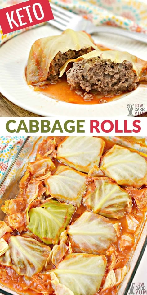 Country Cabbage Rolls, Keto Cabbage Rolls, Country Cabbage, Keto Cabbage Recipe, Keto Cabbage, Stuffed Cabbage Rolls, Cabbage Rolls Recipe, Low Carb Low Fat Recipes, Stuffed Cabbage