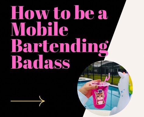 With this e-book: “How to be a Mobile Bartending Badass," you'll gain the knowledge, skills, and confidence to start your own successful mobile bar business. The ultimate guide to transforming your bartending skills and starting your own successful mobile bar business. Whether you're a seasoned bartender looking to take your career to the next level or someone with a passion for mixology and entrepreneurship, this comprehensive guide is your ticket to becoming a mobile bartending powerhouse. Mobile Bartending Business Names, Event Bartending, Mobile Bartending Business, Mobile Bar Business, Mobile Bartender, Bar Promotion, Bartending 101, Bartending Tips, Mobile Bartending