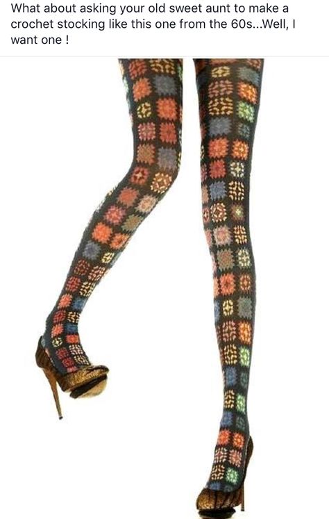 Crochet Tights, Funky Tights, Outfit 2020, Stockings Outfit, Knit Stockings, House Of Holland, Patterned Tights, Stocking Tights, Square Crochet