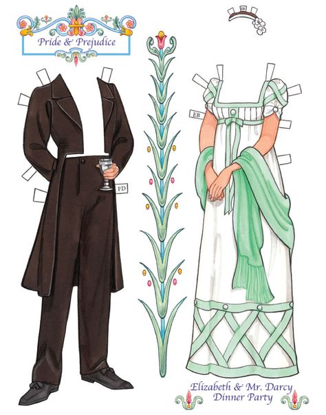 Regency mint Diy Paper Dolls, 1900s Dress, Dolls Printable, Paper Clothes, Barbie Paper Dolls, Paper Dolls Clothing, Dover Publications, Regency Fashion, Paper Dolls Printable