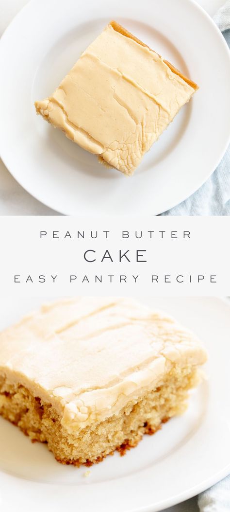 Best Peanut Butter Cake Recipe, Desserts Made With Peanut Butter, School Peanut Butter Cake, Easy Sheet Cake Recipes Simple, Peanut Butter Cake Using Box Cake, Desserts Using Peanut Butter, Healthy Peanut Butter Cake Recipe, Peanut Butter Crazy Cake, Peanut Butter Sheet Cake With Peanut Butter Frosting