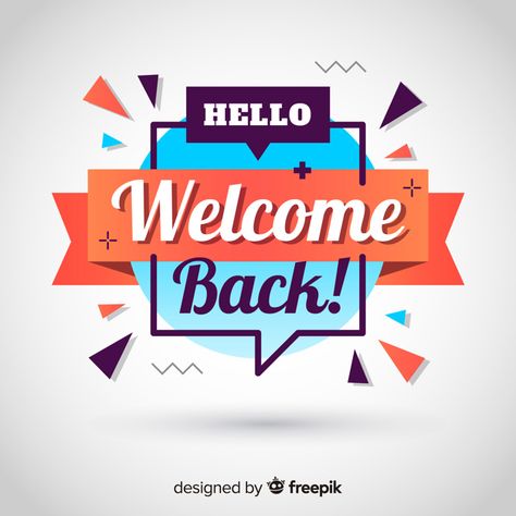 Abstract welcome composition with flat d... | Free Vector #Freepik #freevector #abstract #design #geometric #typography Welcome Background, Welcome Words, Graphic Design Flyer, Welcome Banner, Welcome Poster, Social Media Design Inspiration, Title Design, Screen Design, Flat Design