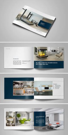 Landscape Catalog Design - INDD, PSD - 16 Pages A5 Building Catalog Design, Photo Collection Ideas, Lookbook Cover, Catalog Design Inspiration, Magazine Page Design, Catalogue Design Templates, Interior Brochures, Simple Brochures, Catalog Design Layout