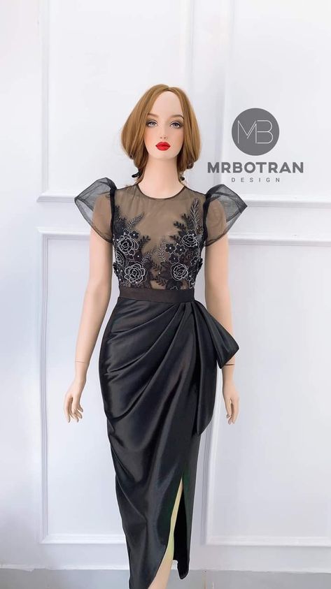 Modern Filipiniana Cocktail Dress, Modern Filipiniana Dress, Kids Party Wear Dresses, Filipiniana Dress, Bride Dress Simple, African Dresses Modern, Bridal Dress Fashion, Elegant Dresses Classy, Evening Dresses Short