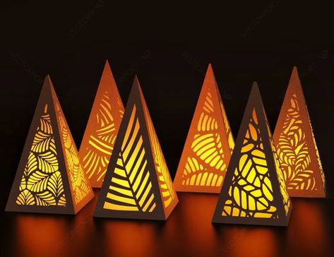 Laser Cut Christmas Ideas Laser Cut Lamp, Tea Lights Christmas, Paper Lamps, Laser Cut Lamps, Diy Laser Cut, Tea Light Lanterns, Laser Cut Paper, Christmas Lamp, Laser Cut Wood Crafts