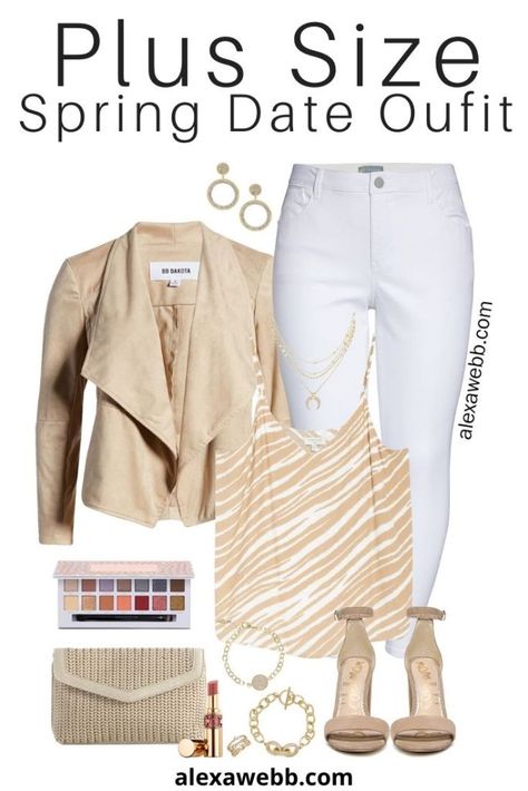 Plus Size Spring Date Night Outfit Spring Date Night Bottoms With Pockets, Plus Size Date Night Outfits Spring, Plus Size Date Night Jeans, Casual Date Night Sets For Spring, Off-shoulder Blouse For Date Night In Spring, Spring Date Night Bottoms With Built-in Shorts, Spring Plus Size Outfits 2023, Plus Size Spring Fashion 2023, Apple Fashion