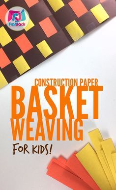 Teachers, have a pack of 12 in. x 18 in. construction paper? Then use this video for an easy-to-prep craft on basket weaving. Great for celebrating Thanksgiving Day, Native American history, or patterns. Basket Weaving For Kids, Construction Paper Art, Native American Art Projects, Paper Basket Weaving, Native American Projects, Native Americans Unit, Weaving For Kids, November Crafts, Construction Paper Crafts