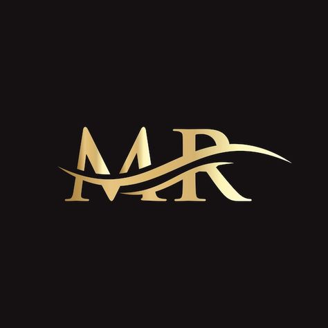 Mr logo design premium letter mr logo de... | Premium Vector #Freepik #vector #royal-logo #luxury-logo #monogram-logo #luxury-brand Mr Logo Design Letter, Mr Name Logo, Mr Logo Design, Mr Logo, Sketch Images, Royal Logo, Pencil Sketch Images, Brother And Sister Love, Logo Luxury