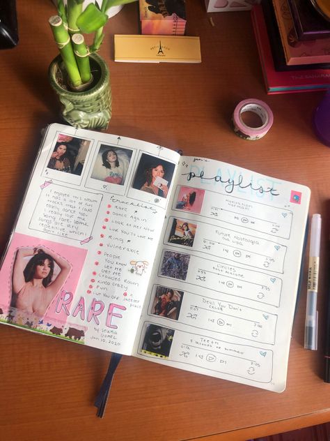 Sky Doll, Selena Gomez Wallpaper, Selena Gomez Album, Music Journal, Bullet Journal Banner, Bullet Journal Cover Ideas, Project Life Cards, Pretty Journals, Iphone Wallpaper Sky