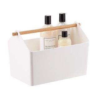 Enjoy free shipping on all purchases over $75 and free in-store pickup on the Favori Storage Caddy at The Container Store. Our charming storage caddy is designed to fit in anywhere you can use a little extra storage. On work counters or the top of a dryer, it's a convenient holder for spray bottles, detergents and other laundry essentials. Use it as a cleaning day caddy to carry brushes and supplies from room to room. Or keep one in the kitchen to serve as a multi-purpose catchall. Its sleek ... Kitchen Sink Organizers, Organizing Services, Pantry Space, Sink Caddy, Professional Organizing, Organizing Storage, Laundry Essentials, Under Sink Storage, Storage Caddy