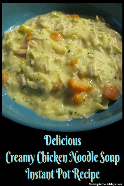 Instant Pot Chicken Noodle Soup, Instant Pot Chicken Noodle, Creamy Chicken Noodle, Soup Instant Pot, Chicken Noodle Soup Crock Pot, Ip Recipes, Creamy Chicken Noodle Soup, Chicken Noodle Soup Recipe, Noodle Soup Recipe