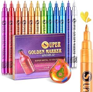 Metallic Markers, Mug Diy, Acrylic Paint Markers, Acrylic Paint Pens, Glitter Paint, Glitter Pens, Wood Canvas, Hand Art Drawing, Marker Pen