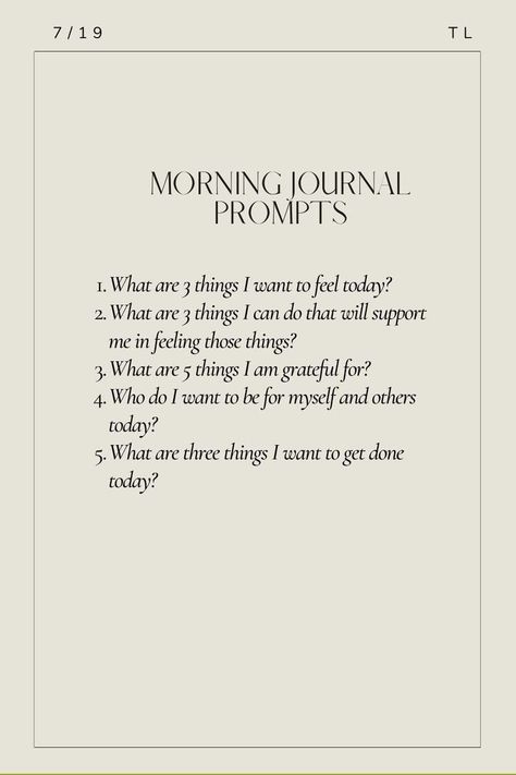 Meditation Journal Aesthetic, Questions To Ask Yourself In The Morning, Morning Journaling Questions, Meditation For Happiness, Positive Morning Journal Prompts, Mindfulness Journal Aesthetic, Morning Journal Ideas Writing Prompts, Uplifting Journal Prompts, Daily Journal Inspiration