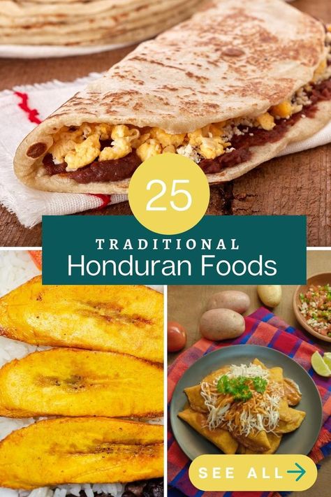 American Cuisine Recipes, Honduras Food, Honduran Recipes, Salvadorian Food, Cultural Food, Latin American Food, Around The World Food, Food History, Latin Food