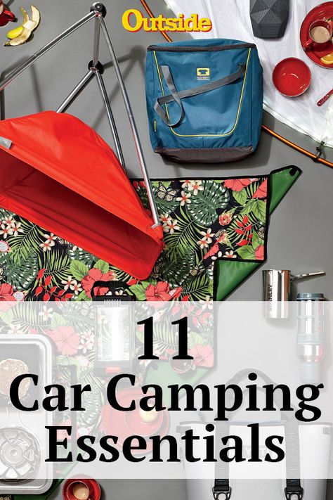 Car Camping Gear - Everything you need for a successful car camping trip. #camping #campingcar #campinghacks #familyvacation Car Camping Gear, Car Camping Essentials, Sleep In Car, Camping Fan, Camping Must Haves, Road Trip Car, Road Trip Essentials, Camping Essentials, Camping Equipment