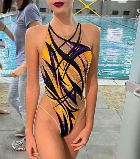 Artistic Swimming Suits, Synchronized Swimming Suits, Artistic Swimming, Synchronized Swimming, Gymnastics Outfits, Swimming Swimsuit, Swimming Costume, Suit Designs, Pole Dancing