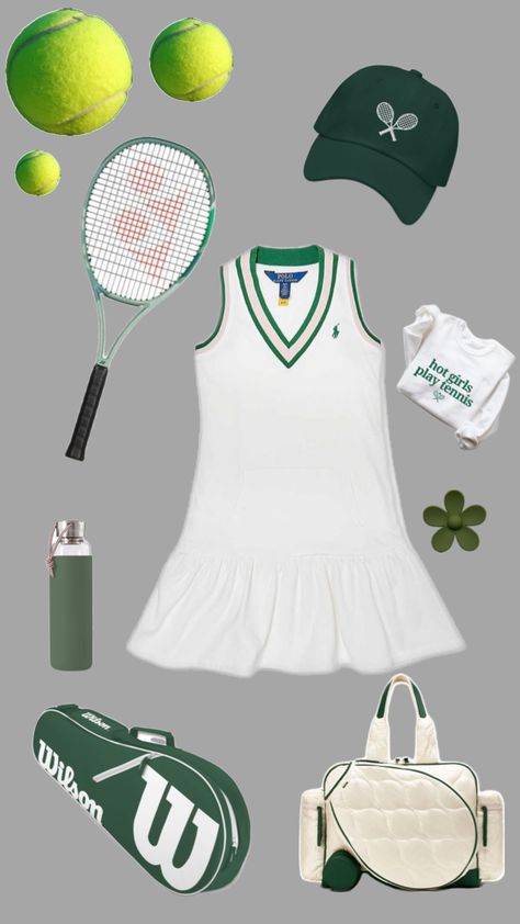 Tennis outfit Tennis Aesthetic Outfit, Tennis Dress Outfit, Mode Tennis, Tennis Outfit Aesthetic, Tennis Aesthetic, Tennis Outfit, Tennis Polo, Chic Winter Outfits, Golf Attire