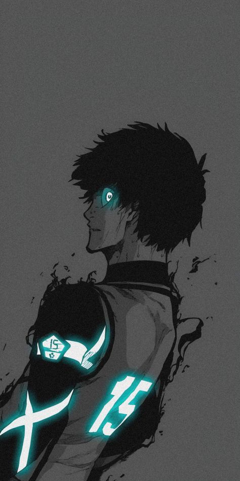 Blue Lock Aesthetic, Lock Aesthetic, Blue Lock Wallpapers, Martial Arts Manga, Genos Wallpaper, Anime Lock Screen Wallpapers, Anime Lock Screen, Samurai Artwork, Dragon Ball Painting