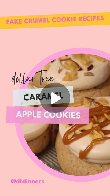 Carmel Apple Crumble Cookies, Cracker Barrel Carrots, Freeze Dried Apples, Cookies Crumble, Apple Cider Muffins, Apple Cider Cookies, Freezer Cookies, Apple Cookies Recipes, Caramel Apple Cookies