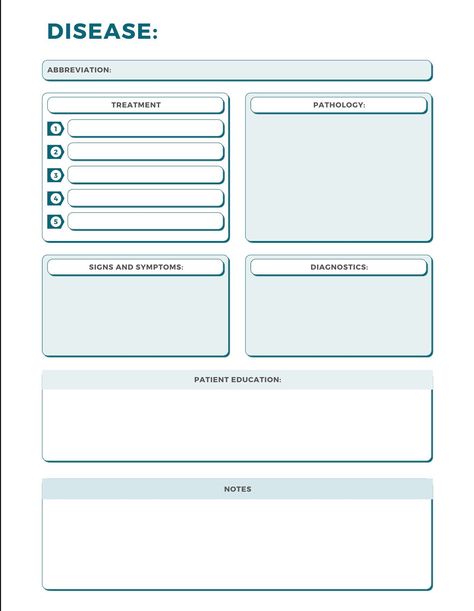 #Disease_Process_Template #Teaching_Nursing_Students #Concept_Map_Nursing #Study_Guide_Template Concept Map Nursing, Study Guide Template, Emt Study, Nurse Study, Clinical Chemistry, Physical Therapist Assistant, Medical School Life, Vet Medicine, Nurse Study Notes