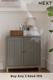 Dove Grey Paint, Wooden Sideboard Cabinet, Living Room Cupboards, Alcove Cabinets, Hallway Cabinet, Next Furniture, Small Sideboard, Large Sideboard, Wooden Sideboard