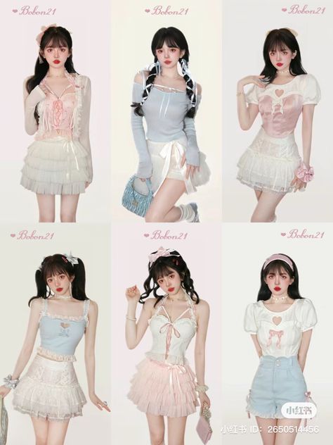 Cute Pastel Outfits, Douyin Fashion, Pastel Outfits, Lit Outfits, Preformance Outfits, Pastel Outfit, Kawaii Fashion Outfits, Alternative Outfits, Really Cute Outfits