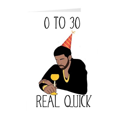 Drake 30th Birthday Party, Drake Birthday Cards, Drake Themed Birthday Party, Drake Birthday Card, Drake Party, Birthday Rap, Drake's Birthday, 19th Bday, Happy Bird Day