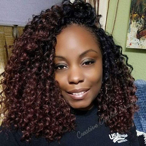 Freetress - Deep Twist #TT33. Ms. Kim. #crochetbraids #protectivehairstyles #crochetbraidssandiego #crochetbraids #protectivehairstyles #naturalhair #crochetbraids #protectivehairstyles #naturalhaircare #crochetcurlyhair #crochetbraidssandiego #crochetbraidscurly #crochetwavyhair #protectivehairstyle #protectivestyles #crochetweave #blackhairstyles #blackhair #freetressdeeptwist #crochetbraidstyles #crochetbraids #braids #treebraids #latchhookbraids #freetress #deeptwist #creativecrochetbrai Freetress Deep Twist Crochet, Crochet Wavy Hair, Black Hairstyles Crochet, Freetress Deep Twist, Crochet Hair Styles Freetress, Crochet Braids Freetress, Kim Kardashian Hair, Tree Braids, Curly Crochet Hair Styles