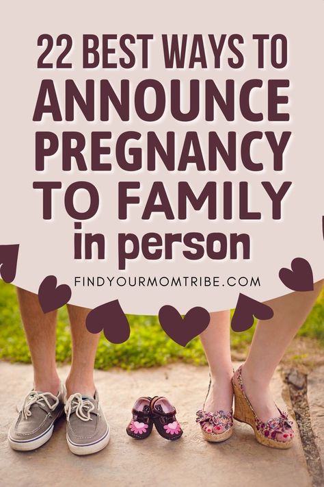 Best Way To Announce Pregnancy To Family, Announce Gender To Family, How To Announce Second Baby To Family, Feb Baby Announcement, Pregnancy Announcement To Family Baby #2, Tell Mom Your Pregnant Ideas, Announcing Second Pregnancy To Family, Ways To Surprise Family With Pregnancy, Pregnancy Suprise Ideas