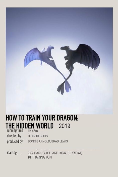 Httyd Polaroid Poster, Httyd Movie Poster, How To Train Your Dragon Poster, How To Train A Dragon, Httyd Poster, Movie Character Posters, Dragon Poster, The Hidden World, Dragon Movies