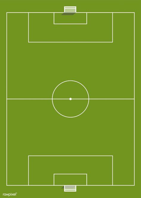 Aerial view of a soccer field | free image by rawpixel.com Football Court, Football Tactics Board, Football Tactics, Messi Gif, Football Logo Design, Funny Vintage Ads, Football Pitch, Soccer Art, Math Tutorials